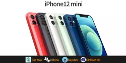 Apple iphone 12mini mobile phone 3D model 3D model 3D model 3D model