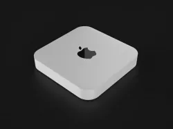 Apple Silicon Mac Mini 2020 Low-poly 3D model