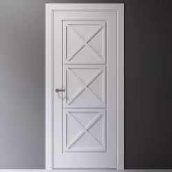Art Deco interior door 3D model