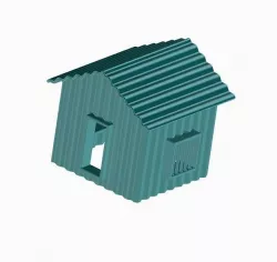 Asbestos Hut 3D model