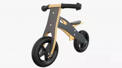 Balance bike for kids wooden  3D model