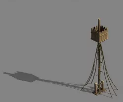 Barracks-Lookout 75 3D model