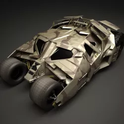 Batmobile Tumbler The Dark Knight 3D model