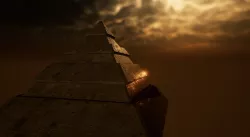  BEVELED EDGE PYRAMID FANTASY ANCIENT 3D model