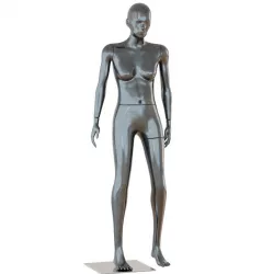 Black Standing Female Mannequin 3D model