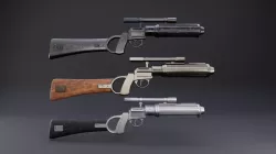 Blaster Rifle 3D model