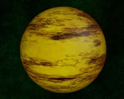 Brown dwarf star 3 Low-poly 3D model