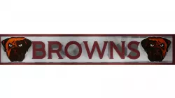 Browns logoplate 3D model