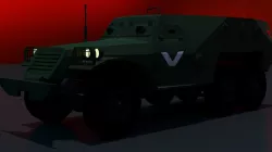 BTR 152 Low-poly 3D model