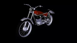 BULTACO SHERPA T Low-poly 3D model