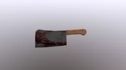 Butcher Cleaver Low-poly 3D model