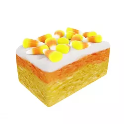 Cake with halloween candy cornes 3D model