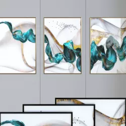 Canvas art with frame 005 3D model
