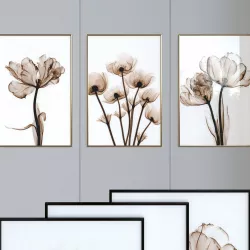 Canvas art with frame 008 3D model