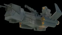 Cargo Spaceship 3D model