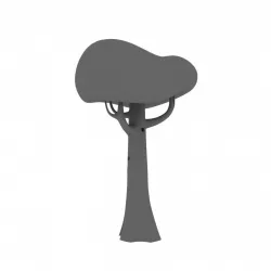 Cartoon tree 3D model