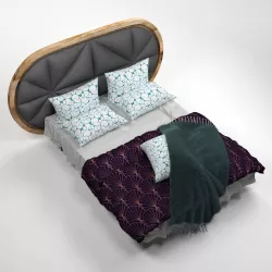 Casper bed 3D model