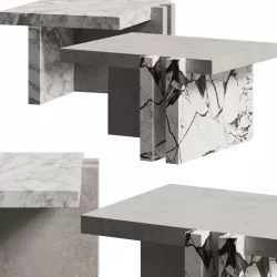 Ceramica Del Conca Wild Flower Coffee Tables 3D model