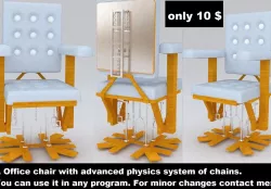 Chain Chair 3D model