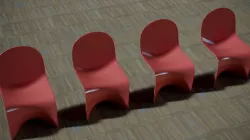 chair Low-poly 3D model