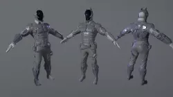Character Batman Arkham Knight High poly 3D model