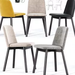 Chip Dining Chair 3D model