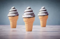 Choco Ice cream with nice isolation 3D model