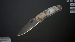 Clasp knife spider vol 3 Low-poly 3D model