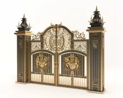 Classic Mansion Gate 3D model