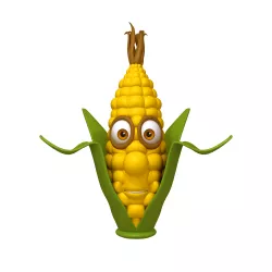 Corn Cartoon 3D model