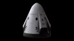 Crew Dragon SpaceX Pod Low-poly 3D model