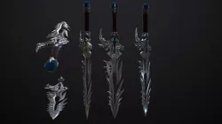Dagger  Angel Slayer  Low-poly 3D model