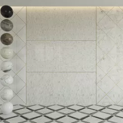 Decor Charme Deluxe Italon Geometry Low-poly 3D model