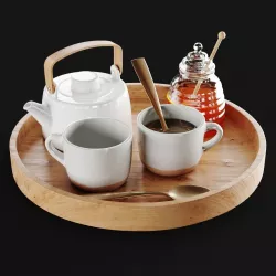 Decor tea accessories 3D model