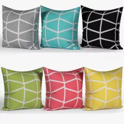 Decorative pillows set 066  3D model