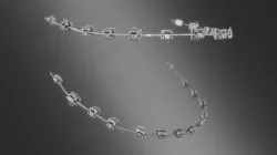 Dental Braces Low-poly 3D model