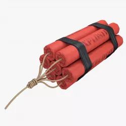 Dynamite big bunch 3D model
