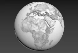 Earth Moon Mars 3D model