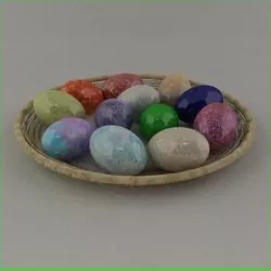 Easter eggs 3D model