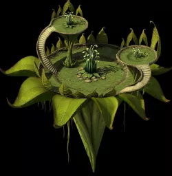 Elf-Forest-Tree City-Weapon Shop 02 3D model