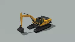 excavator 3D model