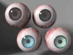 EYES MULTICOLOR 3D model