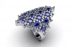 Fine Jewelry Women Ring Media Design-CC116  3D model
