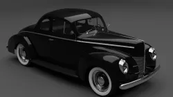 Ford Deluxe coupe 1940 3D model