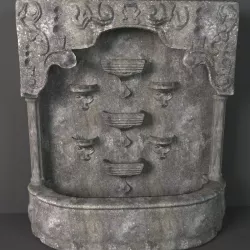 Fountain in the wall Low-poly 3D model