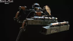 full weapon set from attack on titan Low-poly 3D model