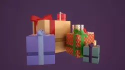 Gift Box Present Box  3D model