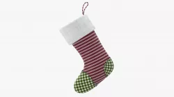 Gift Christmas stocking 03 3D model
