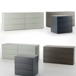 Glas Italia MAGIC BOX Chest of drawers 3D model