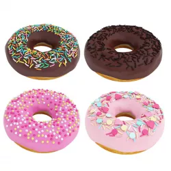 Glazed donut collection 3D model